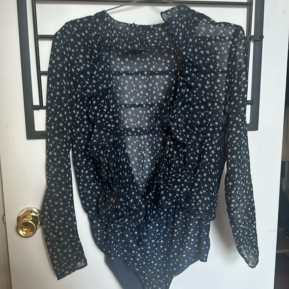 Zara star-shaped bodysuit (Size M)
